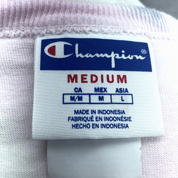 Champion Super Mario Bros Pink Heritage TOAD Nintendo T-shirt Sz Medium - Picture 5 of 7